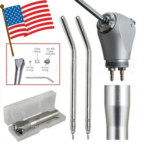 Dental 3-in-1 Air Water Syringe Triple way Spray with 2 Nozzles Tips