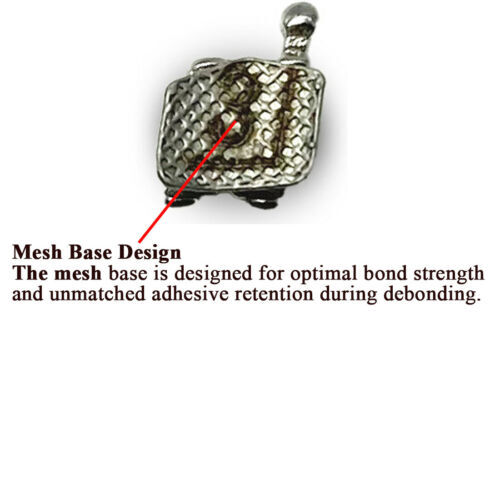 Dental Orthodontic Brackets Self-ligating MINI braces Roth/MBT bonding adhesive