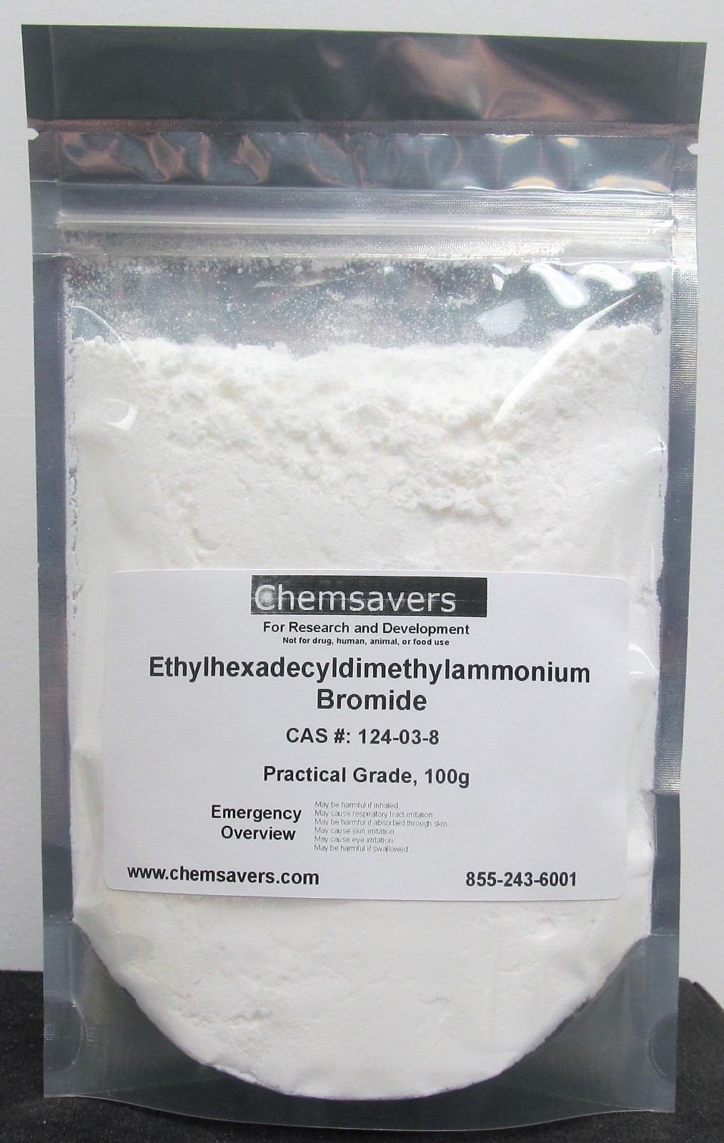 Ethylhexadecyldimethylammonium Bromide, Practical Grade, 100g
