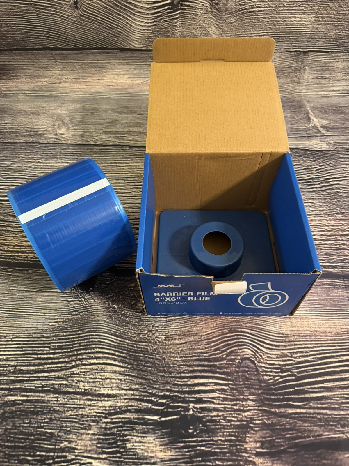 JMU Dental/Tattoo Barrier Film Blue 4″x6″ Sheets new in box