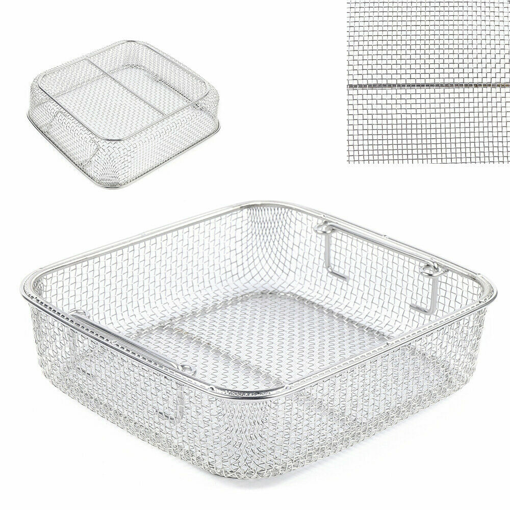 Mesh Tray Wire Basket Sterilization Cleaning Tray Surgical Holding Instruments