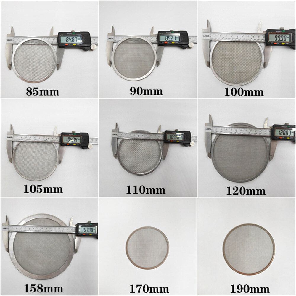 304 Stainless Steel Wire Mesh Round Shape Filter Screen Various Size