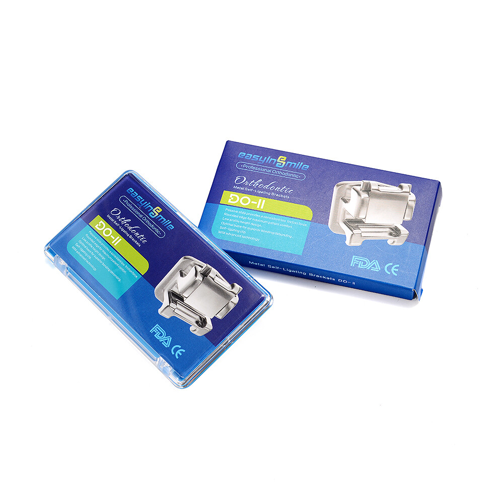 EASYINSMILE Dental Self-ligating Metal Brackets Brace Orthodontic ROTH/MBT 022
