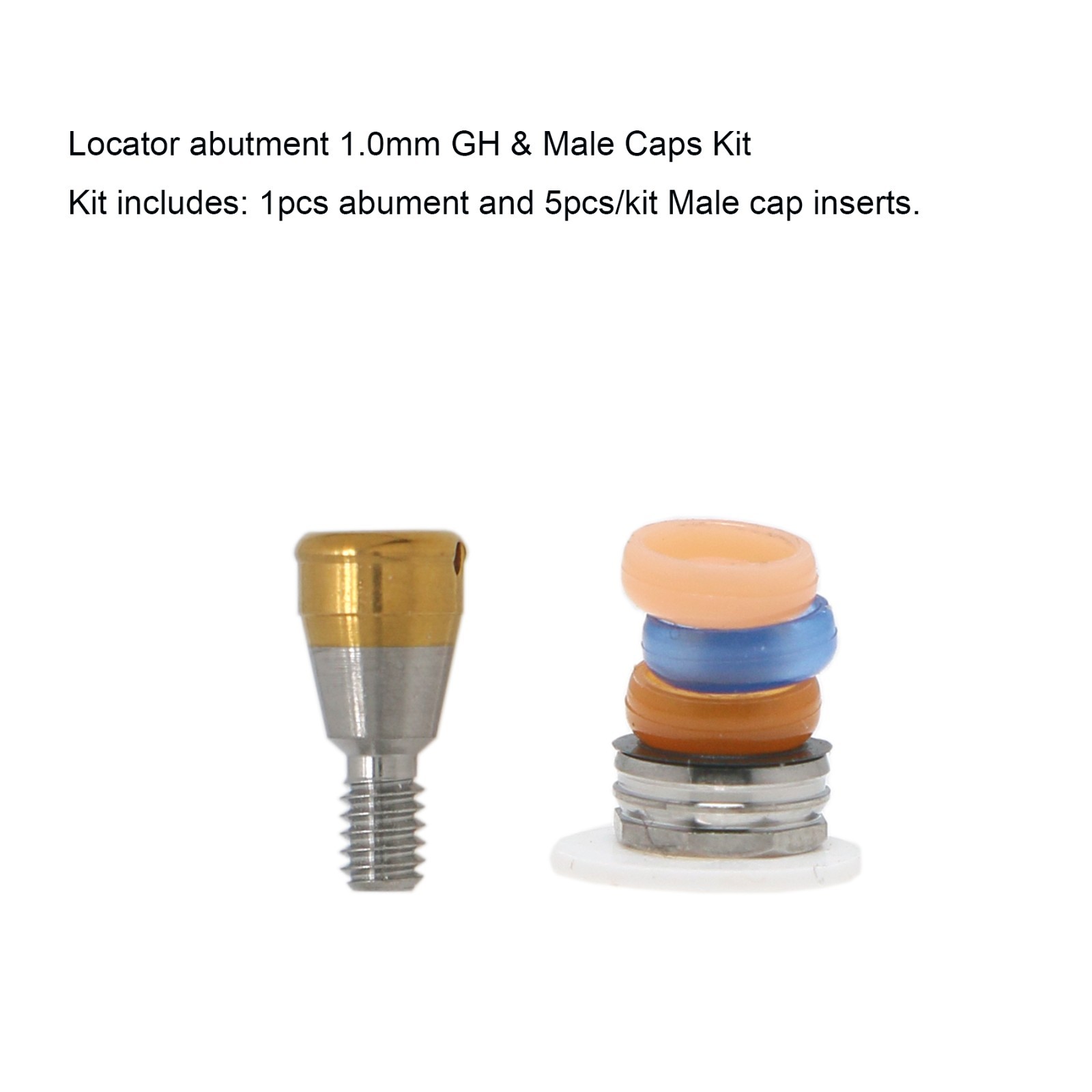 US Dio Overdenture Locator Abutment​ compatible With DlO UF(ll) Fixture Regular