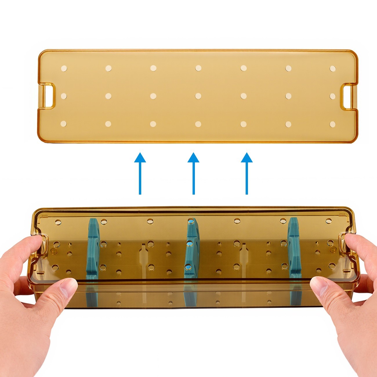 Silicone Endoscope Sterilization Box Small Size High Temperature Resistant