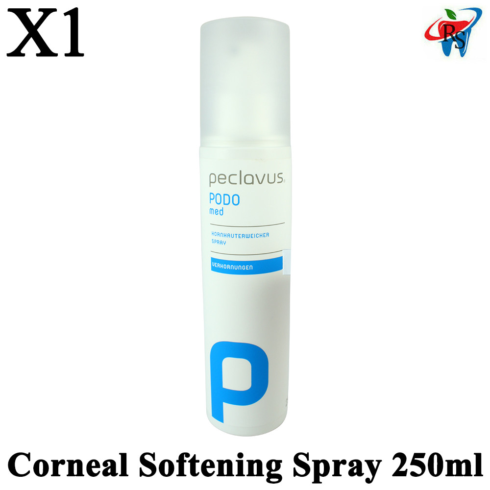 Ruck Peclavus PODOMed Corneal Softening Spray Skin Foot Pedicure 250ml Warts