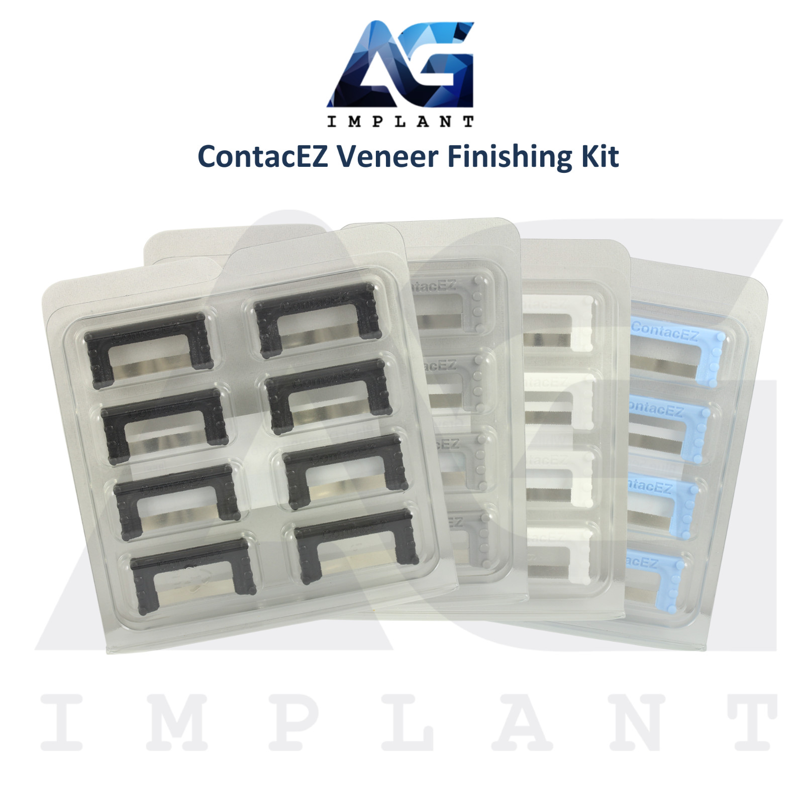 ContacEZ Veneer Finishing Kit 32pcs Diamond Coating Dental Orthodontic Strips