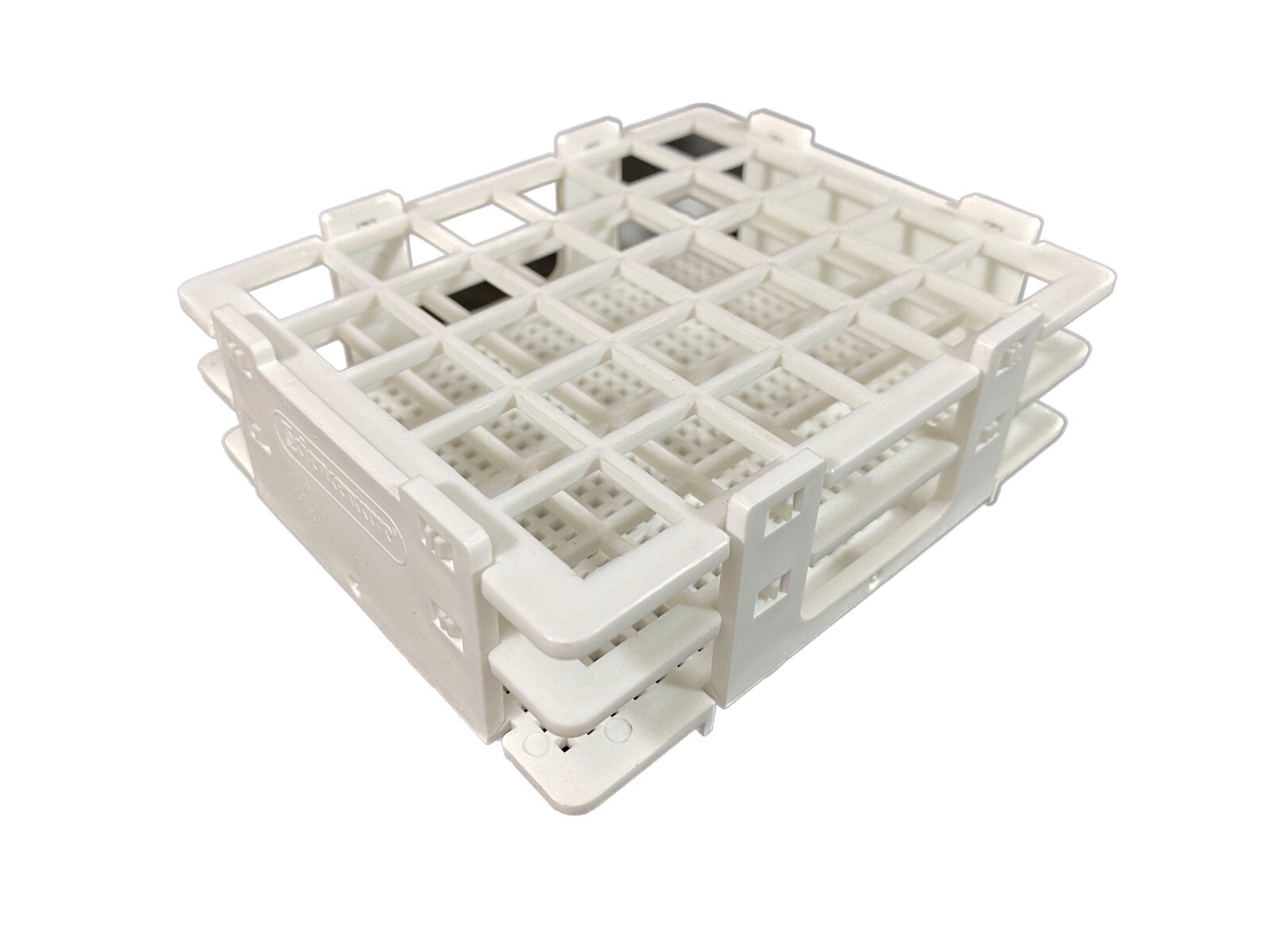 BEL-ART Plastic No-Wire Test Tube Half Rack Holder 13-16mm 5×6 30-Place