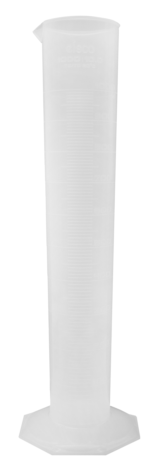 Measuring Cylinder, 1000ml – Class B – Polypropylene – Eisco Labs