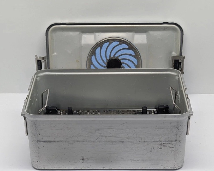 Aesculap JN744 Sterilization Case Container Orthopedic Surgery+Stryker CD4 Tray