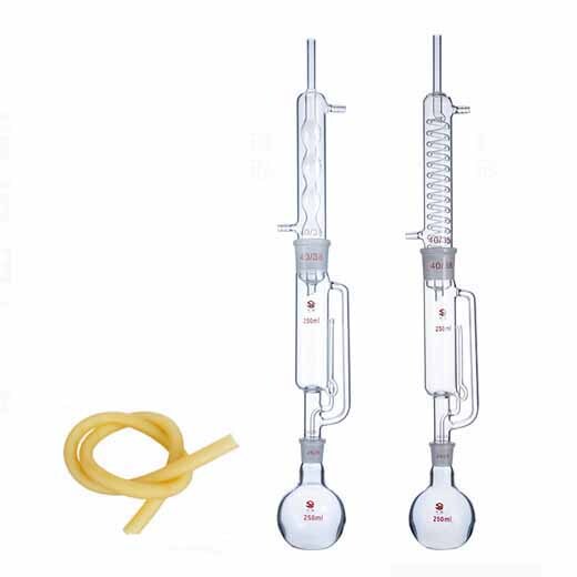 Laboratory 60ml-1000ml Soxhlet Extractor Kit Glassware Condenser Extraction Set