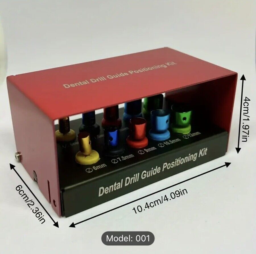Dental Drill Implants Guide & Positioning Kit Titanium Guided Bur Surgery Pins