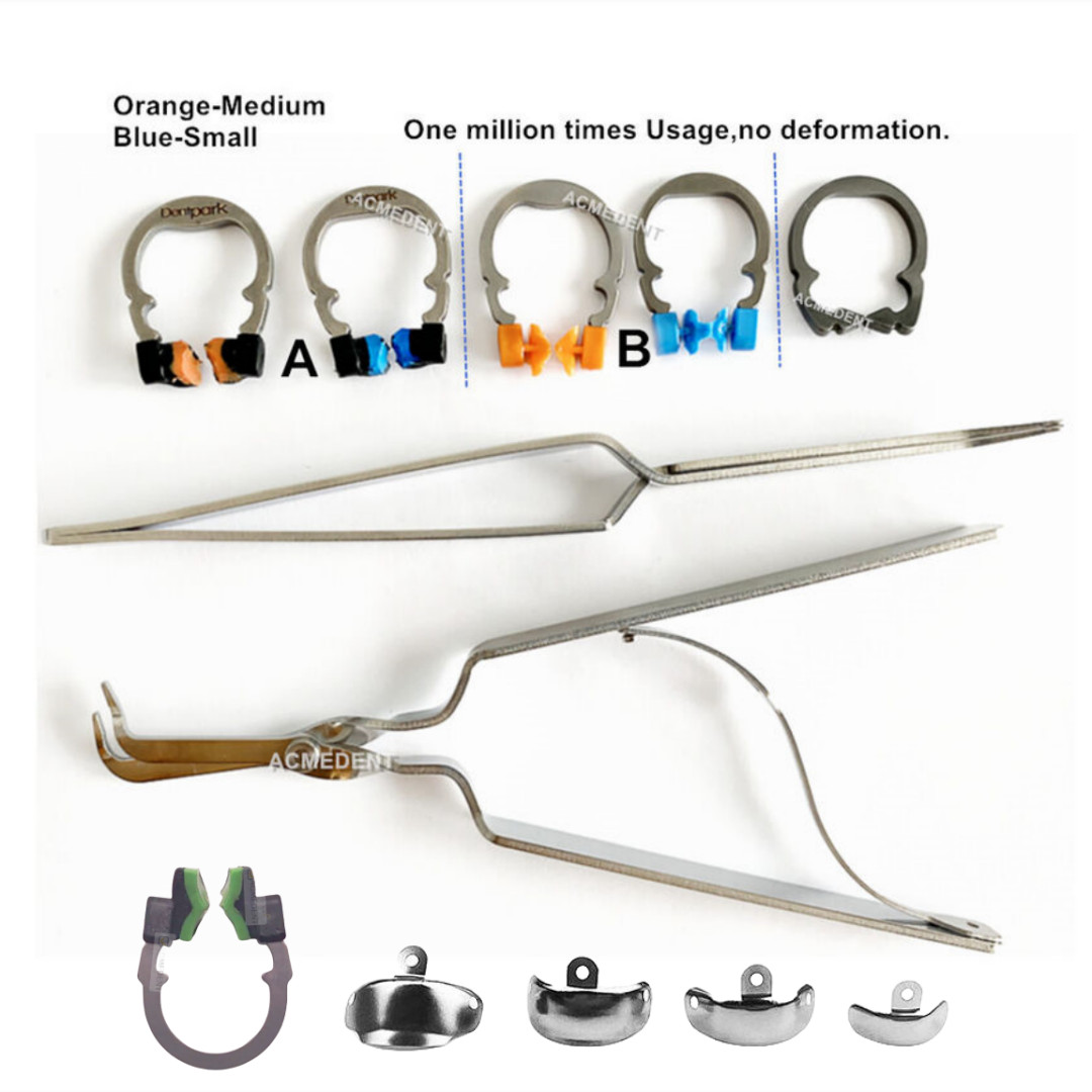 Dental Titanium Ring Matrix Clamp Separator Matrices Forcep Tweezer Fit Garrison