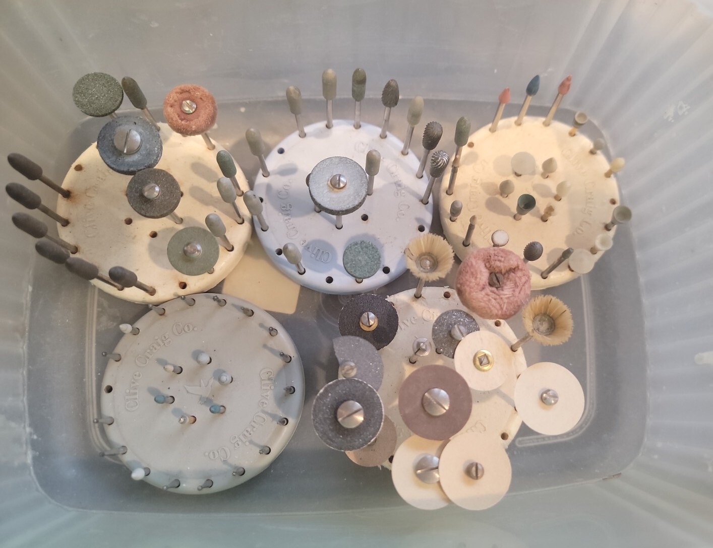 Polishing Grinding Wheels Shank Burs Mandrels +5 Bur Magnetic Holders Dental