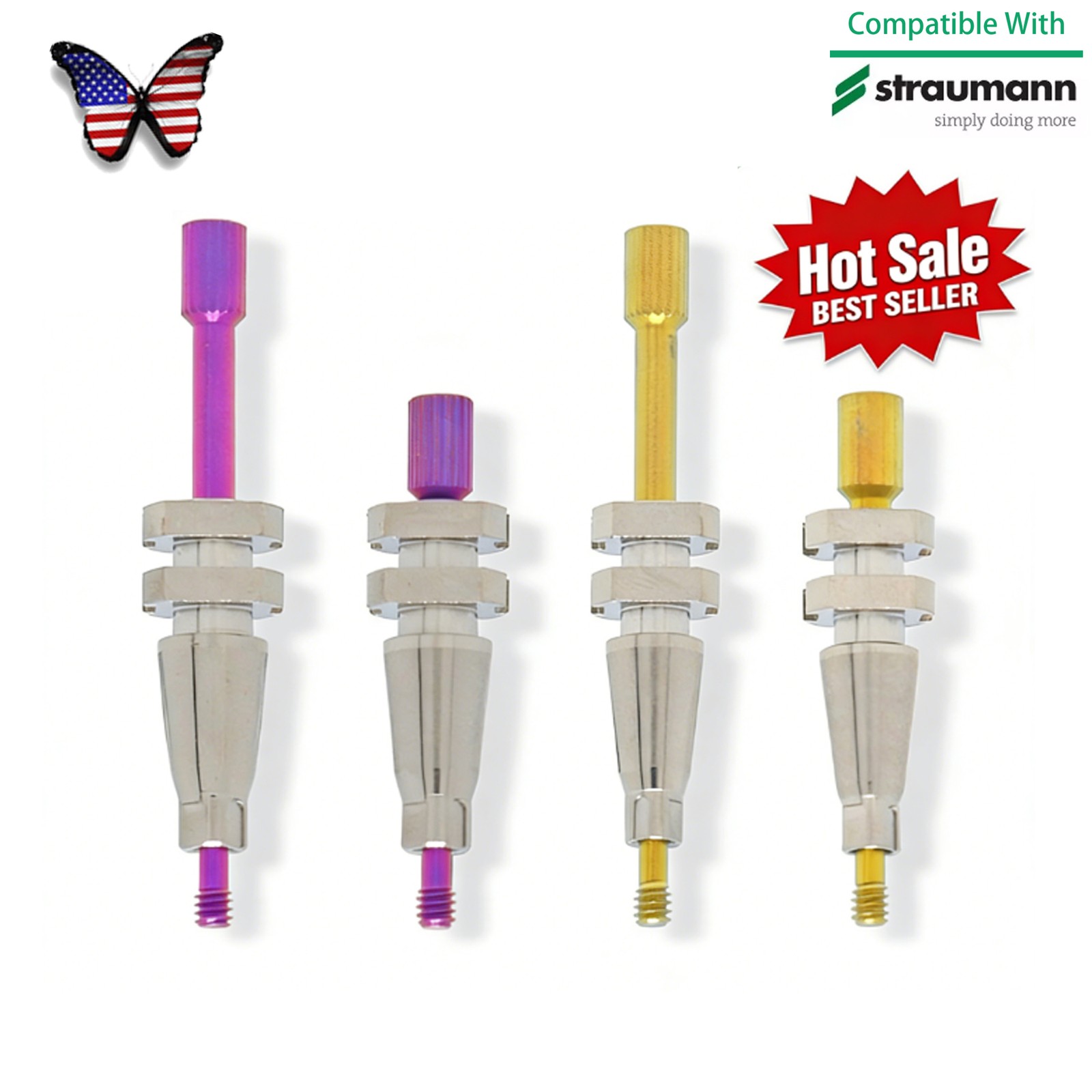 Bone Level Straumann ITI Impression Coping Transfer Analog Open/Close Tray RC NC