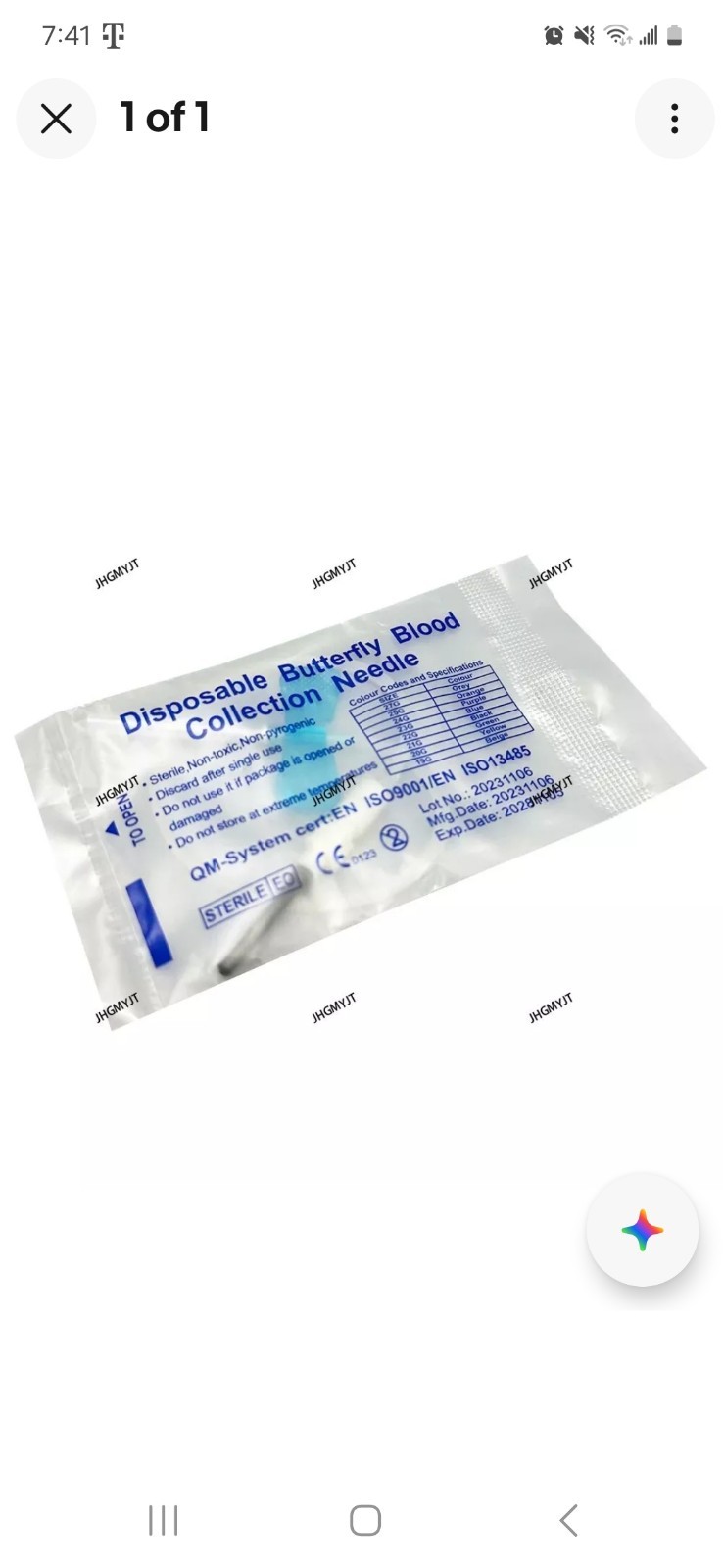 21G 22 G 23G Butterfly 100 Pcs NEW SALE!
