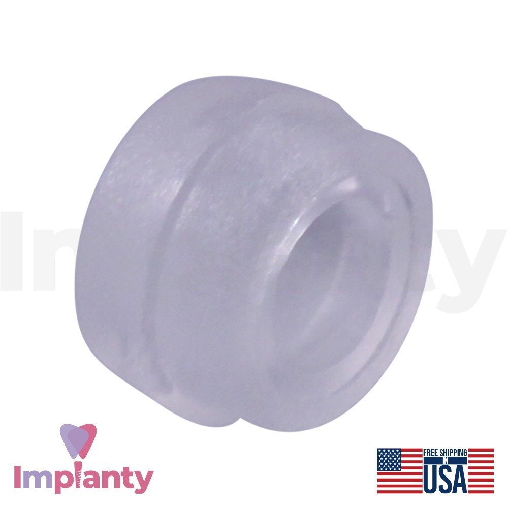 10x Dental Standard Silicone Caps Regular Size 2.5mm For Ball Attachment 1300g