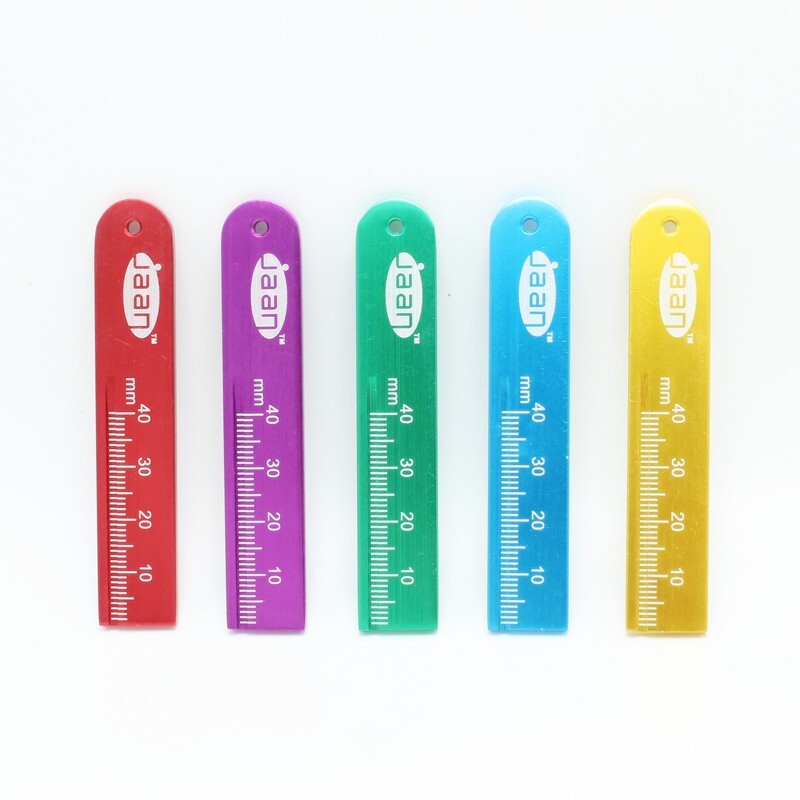 4 Pcs Aluminium Dental Endo Rulers Span Measure Scale Endodontic Dentist Tools