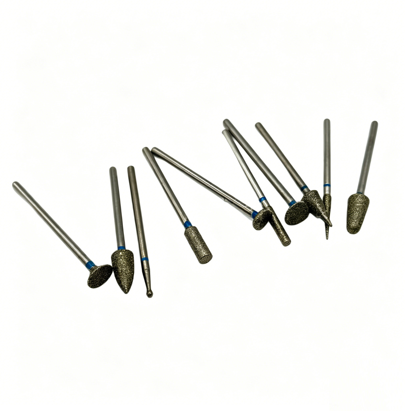 10-Piece Professional Dental Diamond Bur Set Kit for Rotary Tools 3 Boxes 30 PCS