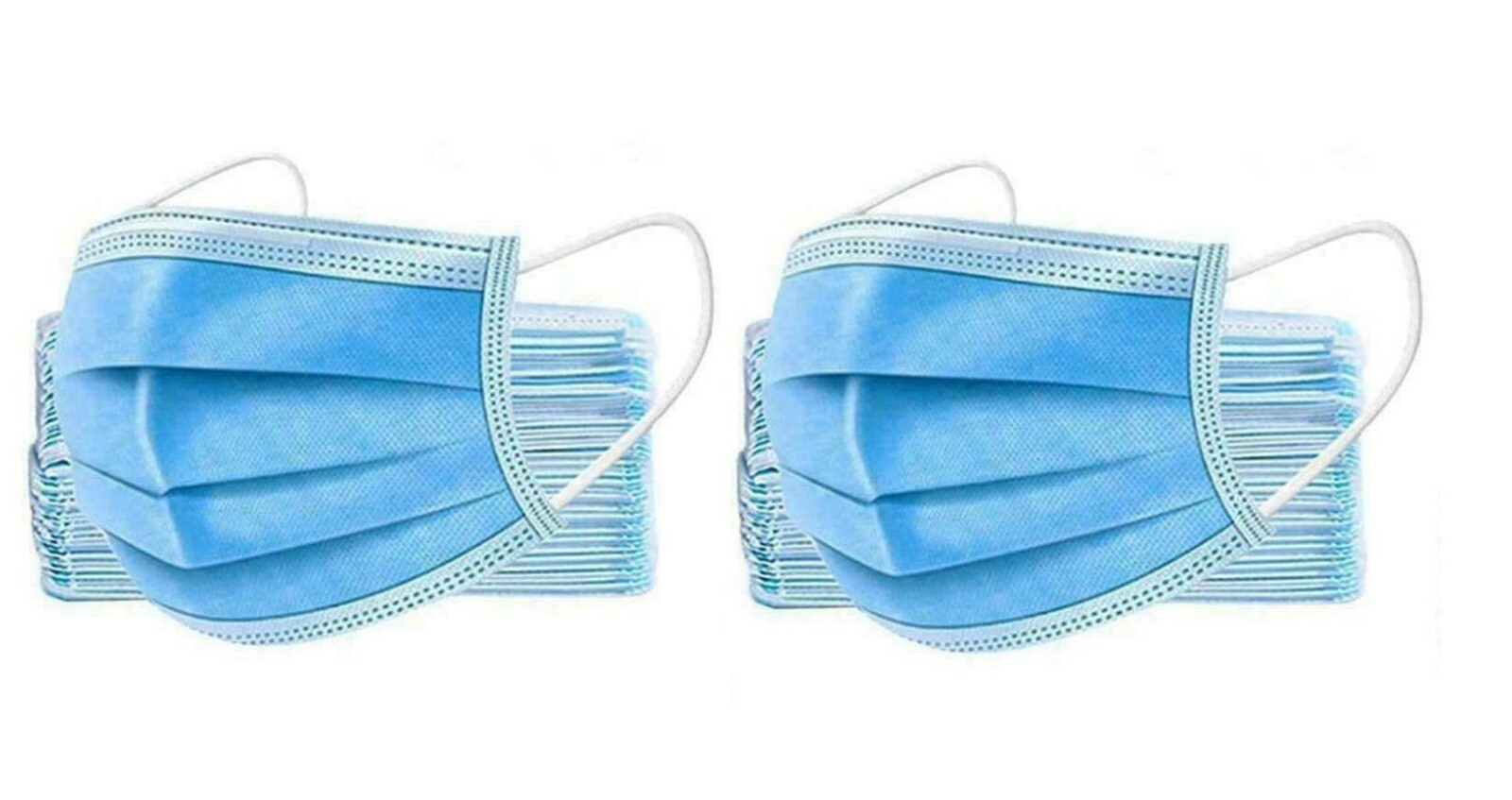 Disposable Face Masks 3-Ply Non Medical Ear-loop Mask 50 Pcs per Box, 4 Box