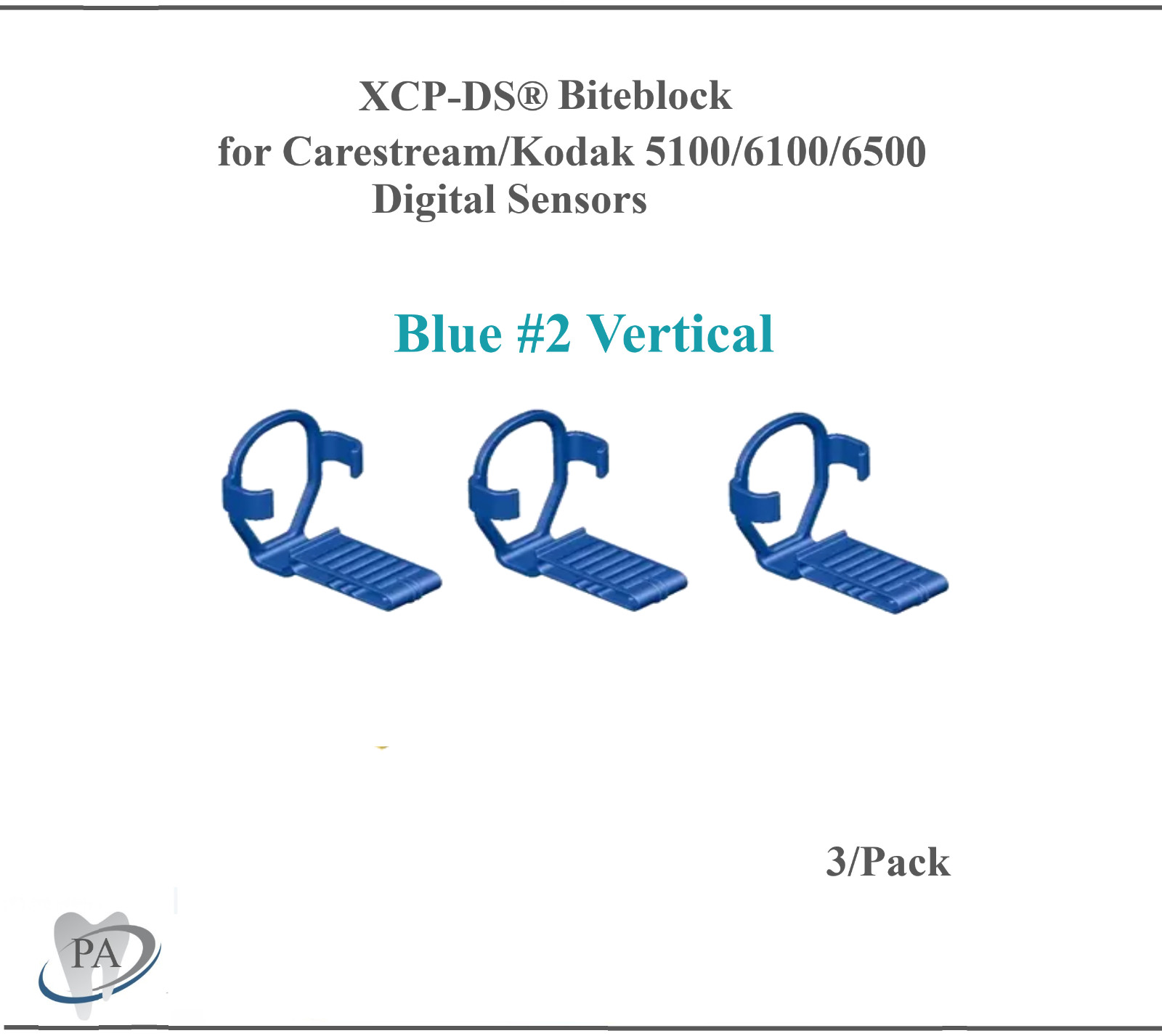 Dental X-Ray XCP-DS Biteblock for Carestream/Kodak 5100/6100/6500 Digital Sensor
