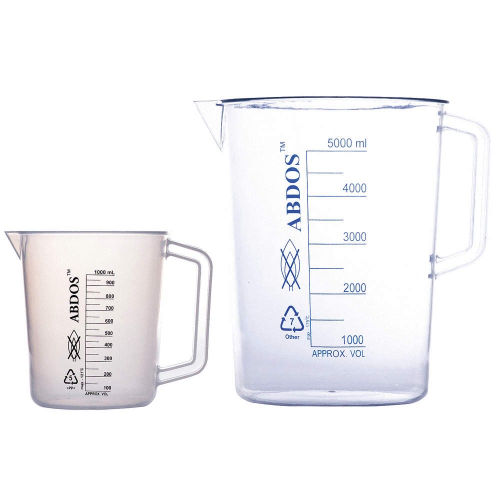 GRAINGER APPROVED P50908 Beaker,10 L,330 mm H,255 mm Dia 23YW65