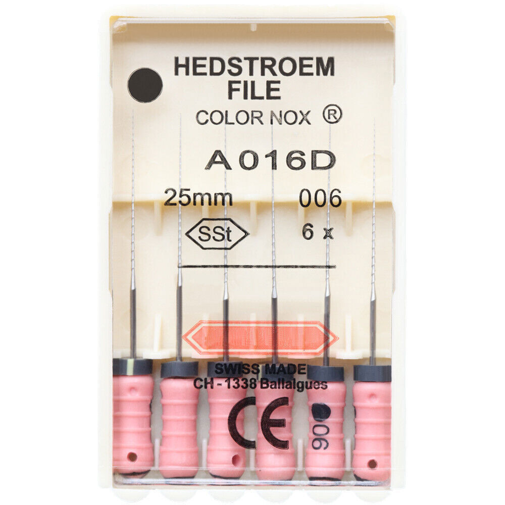 1 Pack Dental H-FILE SSt Endodontic Endo Root Canal HEDSTROEM Files Dentistry