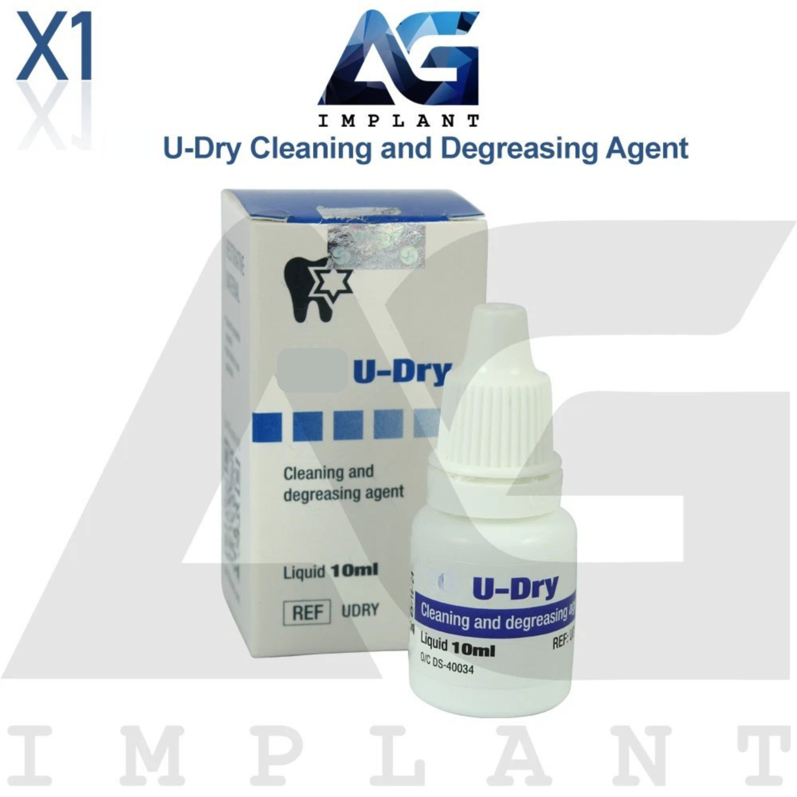Dental Cleaning and Degreasing Agent 10ml Moisture Removal Surface Prep