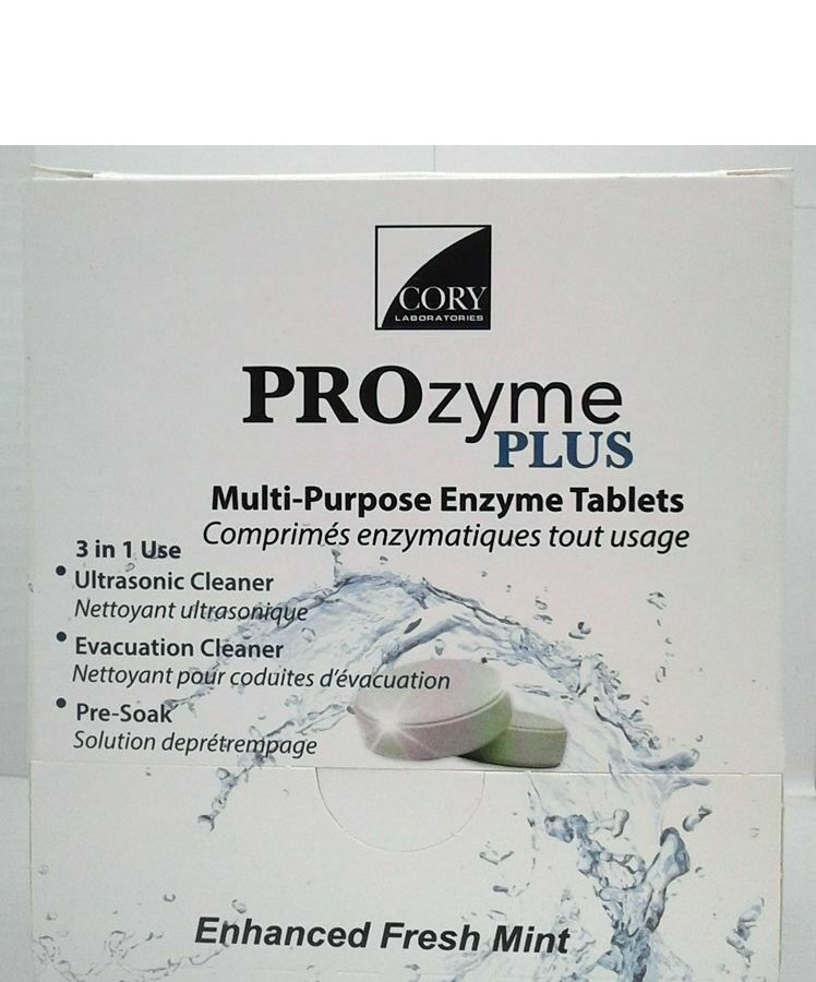 Prozyme Plus Ultrasonic & Evacuation Cleaning pre-soak 3 in 1 Mint 16-128 Tablet