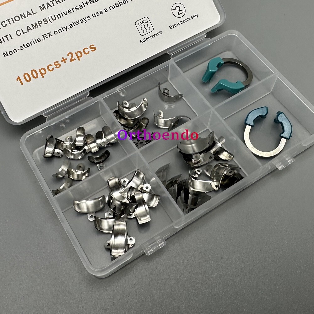 Dental Matrix Bands Ring Clamp Sectional Matrice Fit Garrison Palodent V3 System
