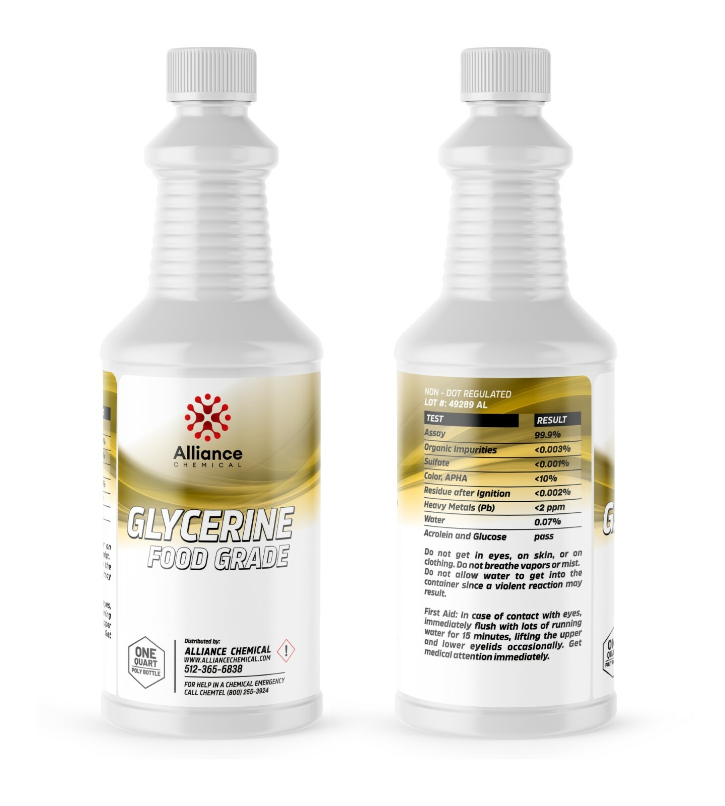 Alliance Chemical – Glycerin USP Grade – 2 Quarts