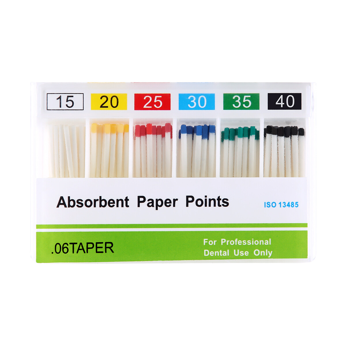 AZDENT Dental Endo Root Canal Taper 0.06 Absorbent Paper Points Size 15#-40#