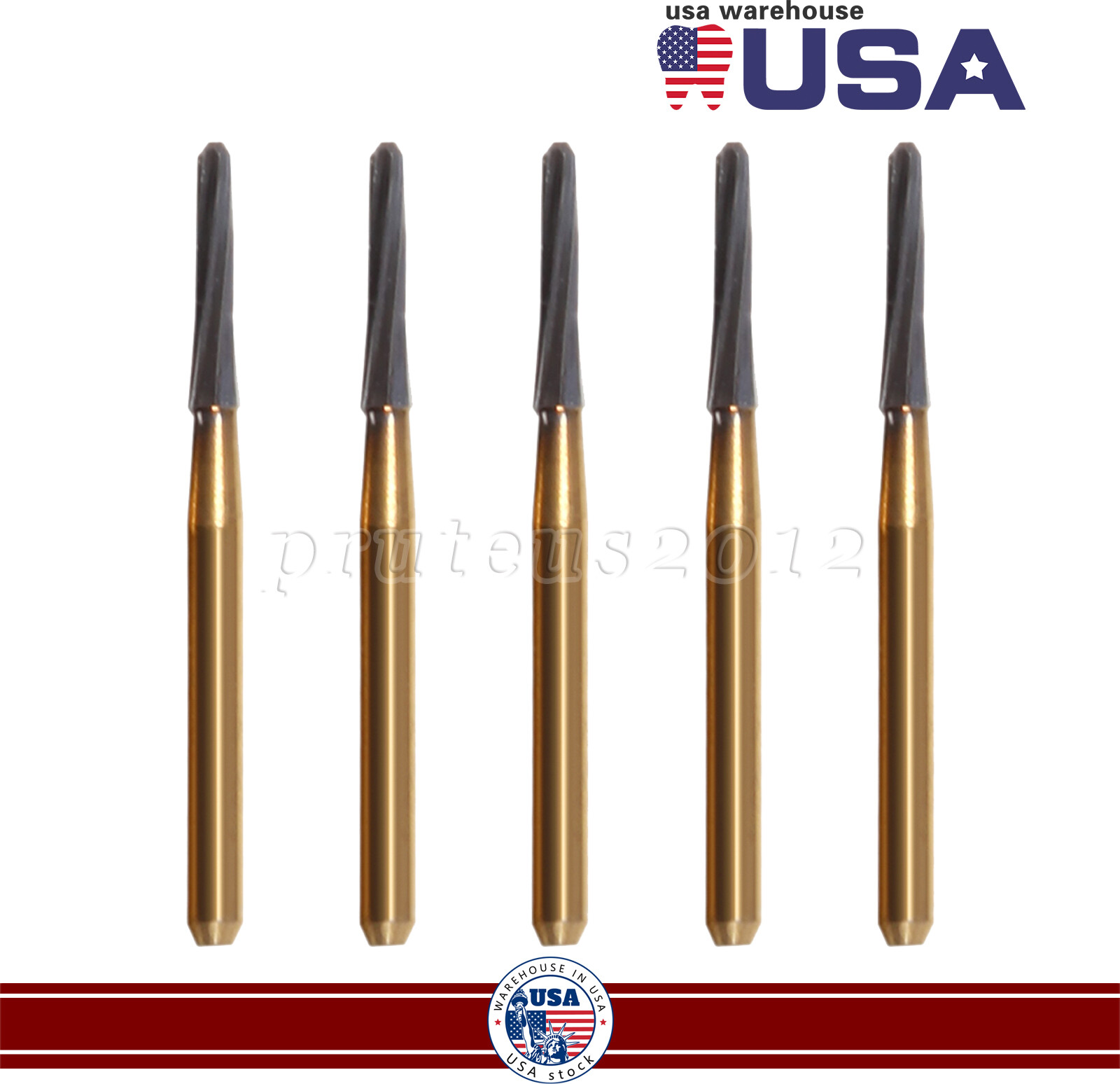 10 Pcs Dental Endodontic Tungsten Carbide Burs Set FG Endo-Z Zekrya 21mm Drill