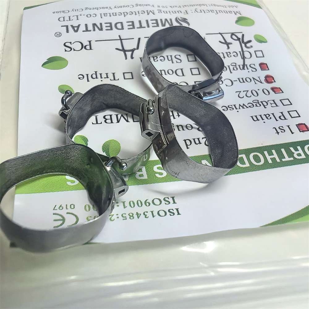 200Pc Dental Orthodontic Buccal Tube Band 1st Molar Roth.022 N-Conv Tube 30-44#+