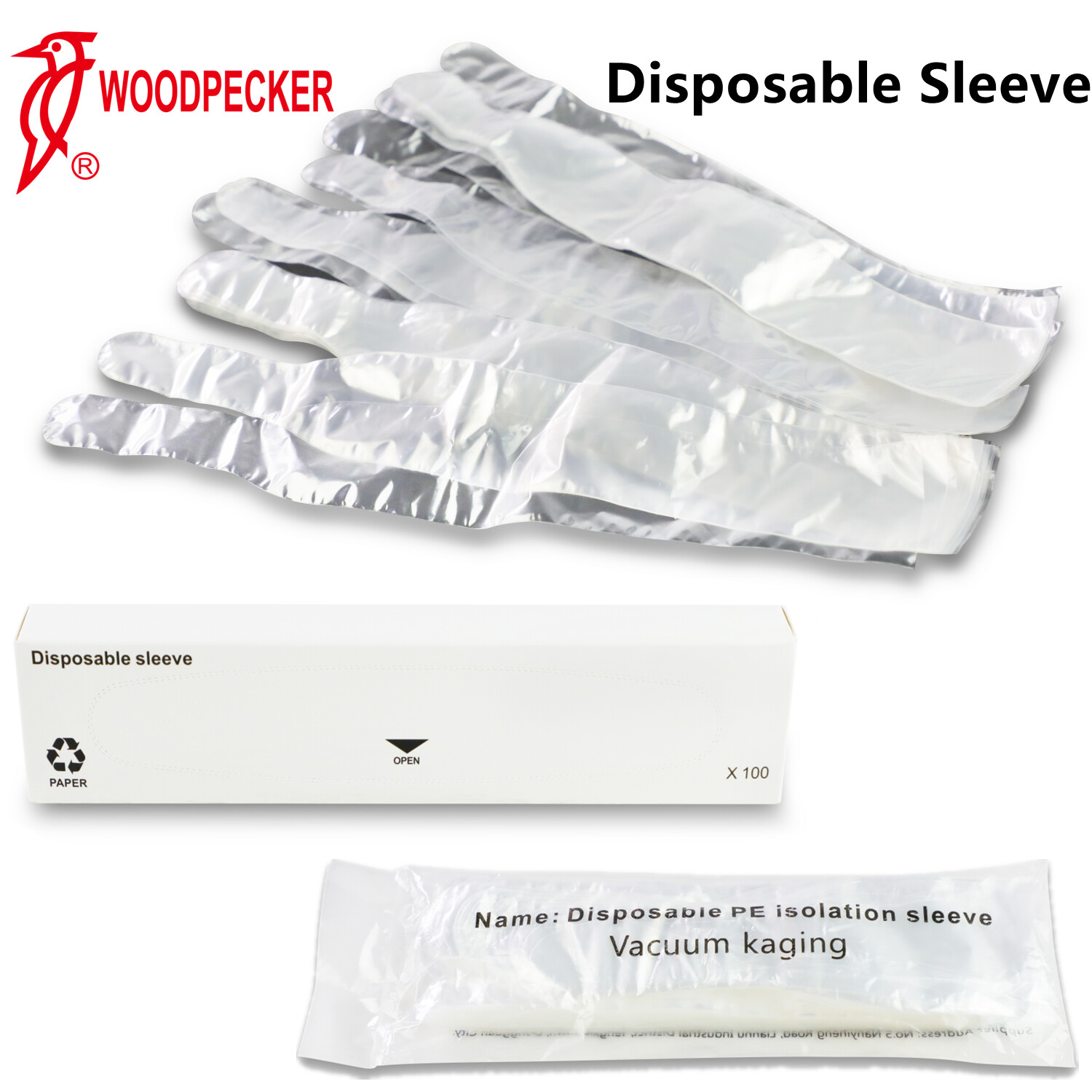 500PCS Disposable Dental PE Isolation Sleeve Cover for Curing Light iLed O-Light