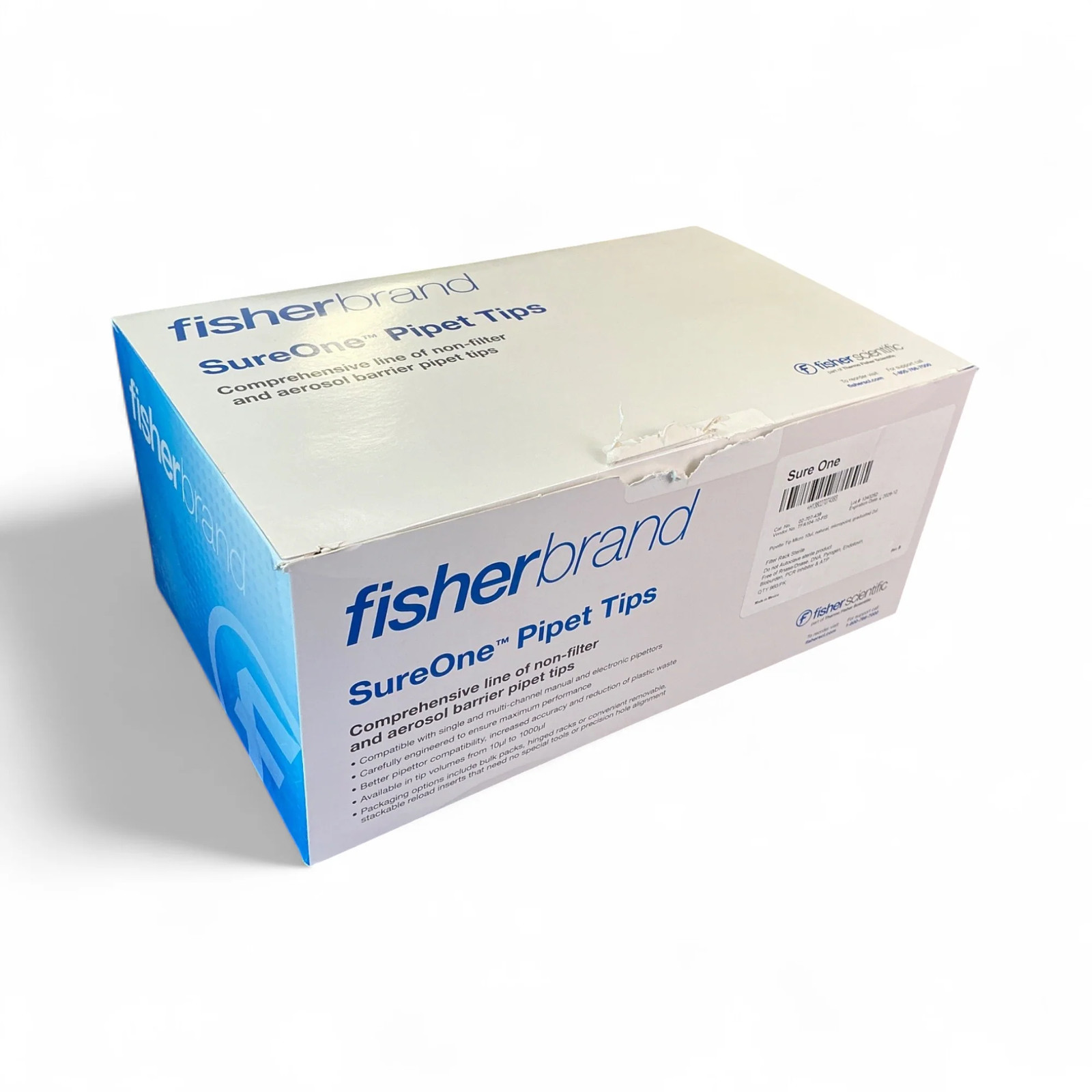 FisherBrand SureOne Pipet Tips 02-707-439 10µL