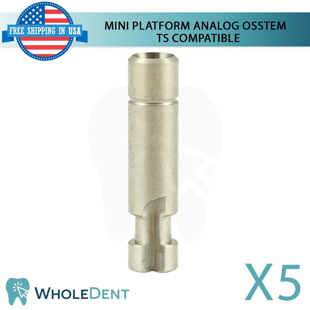 5x Mini Platform Analog Dental Lab 2.1mm Osstem® TS Hiossen® ET Compatible Hex
