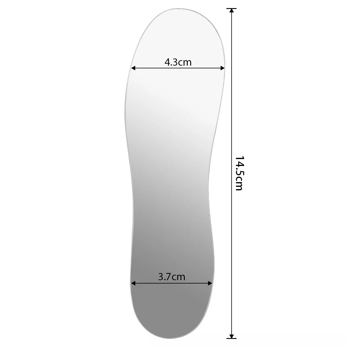 Dental Intraoral Orthodontic Occlusal 2 Side Photographic Glass Mirror Reflector