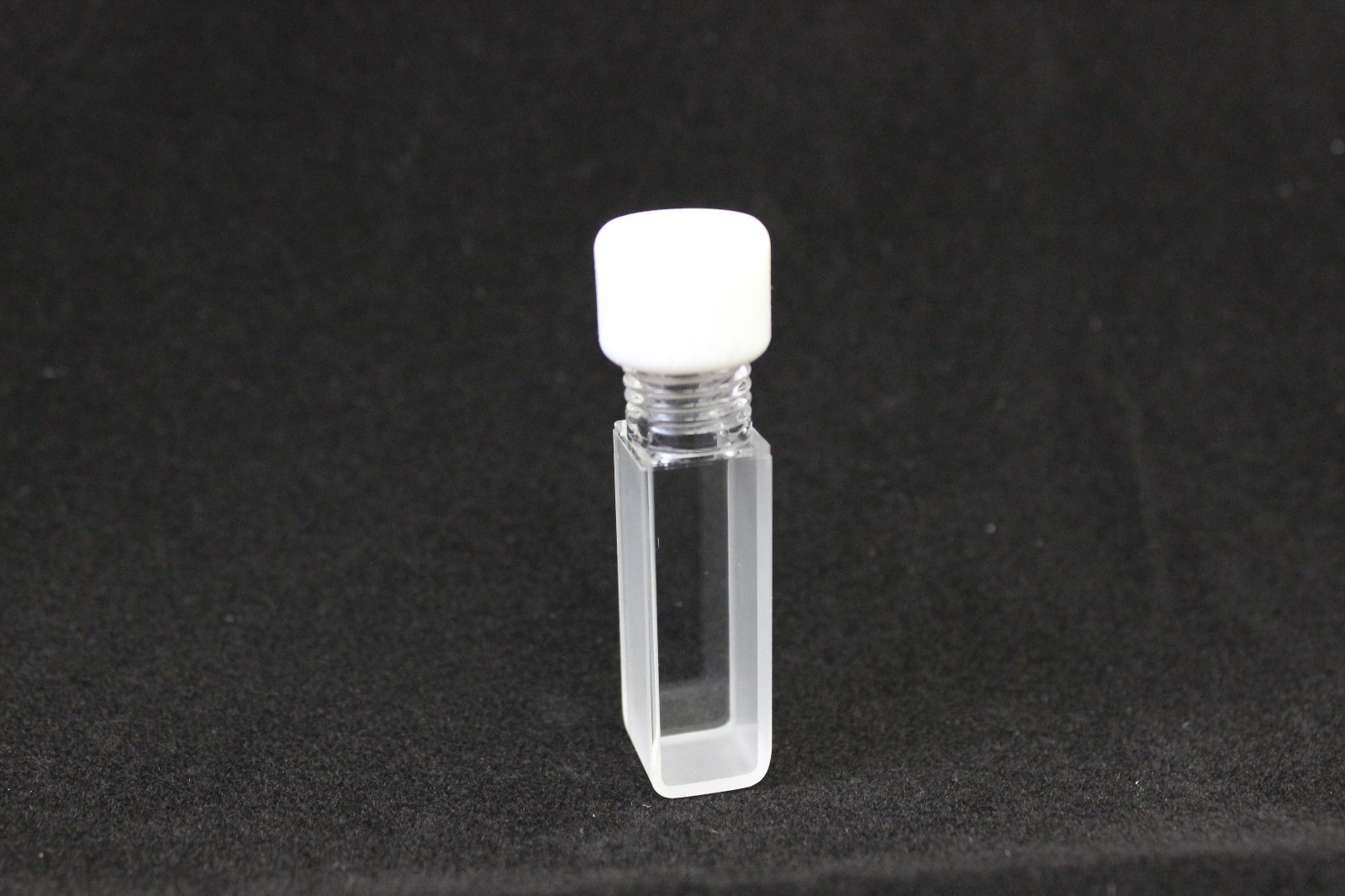 UV Quartz Cuvette, 3.5ml, 2 clear windows rectangular w/t screw cap,FQ-CV-1SC-10