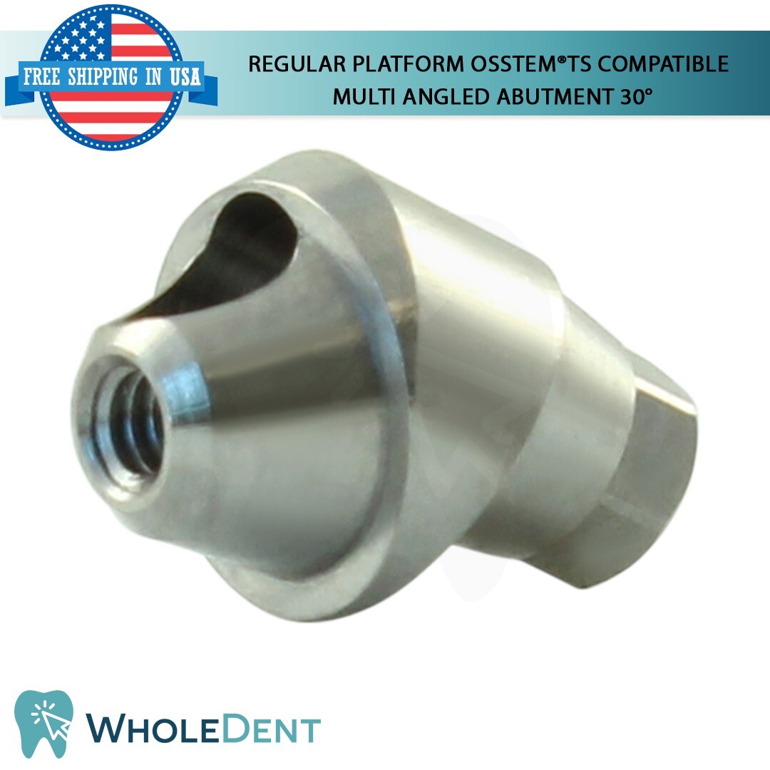 5X Dental Osstem® TS Compatible Regular Platform Multi Angulated Abutment 30°