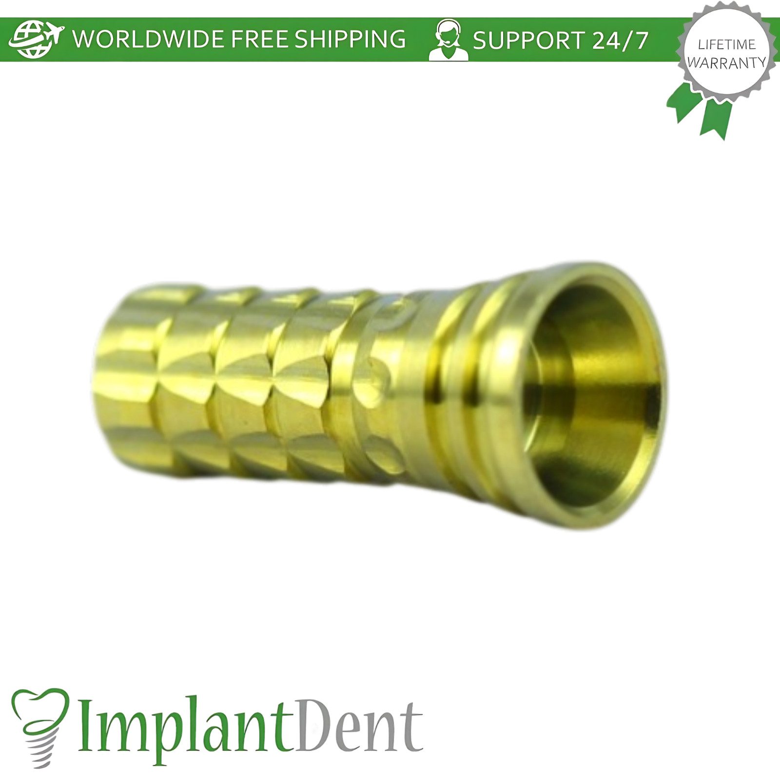 MIS Compatible Dental Multi Unit Temporary Titanium Cylinder Ø4.8mm Lab
