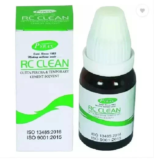 Pyrax RC CLEAN Gutta Percha & Temporary Cement Solvent 15ml Bottle