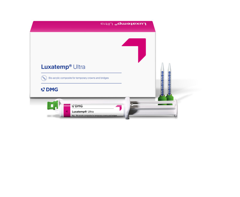 DMG Luxatemp Ultra Temporary Material Smartmix, A2/B1/ Bleach Light/Mixing Tips