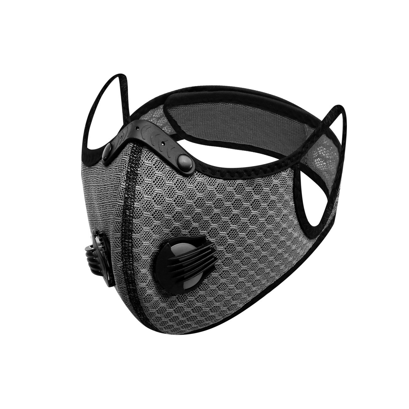 Reusable Cycling Sports Face Mask Breathing Valves With Replacement Filter US