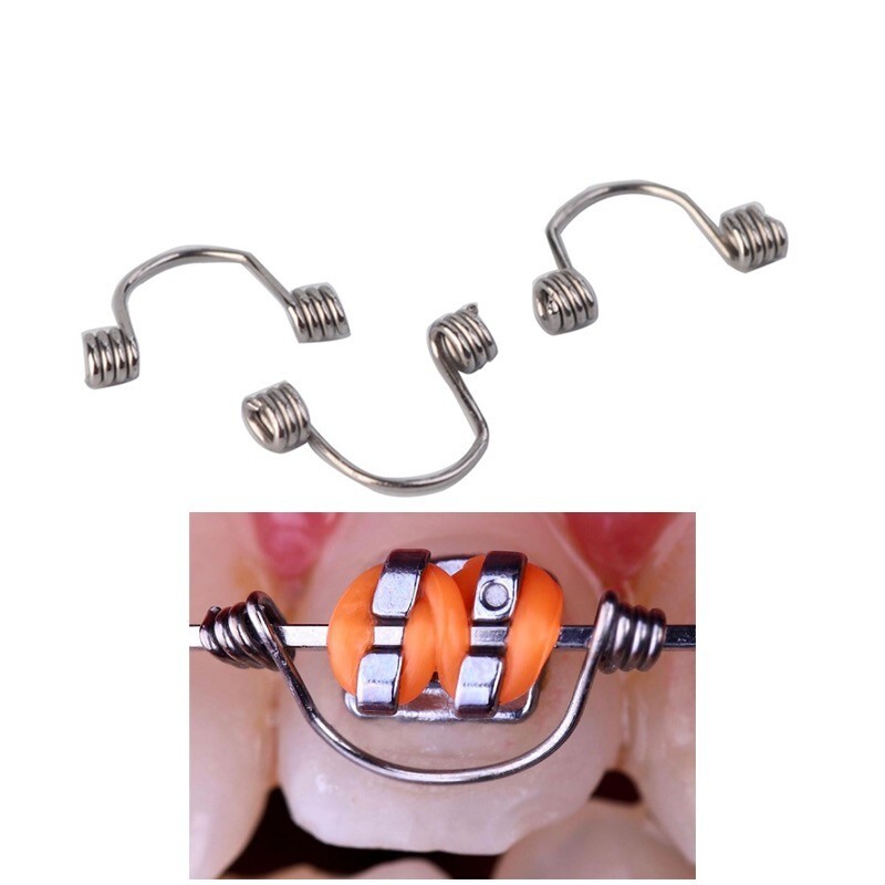 Dental Orthodontic Spring Rectangular Anterior Door Torquing Spring 30Pcs