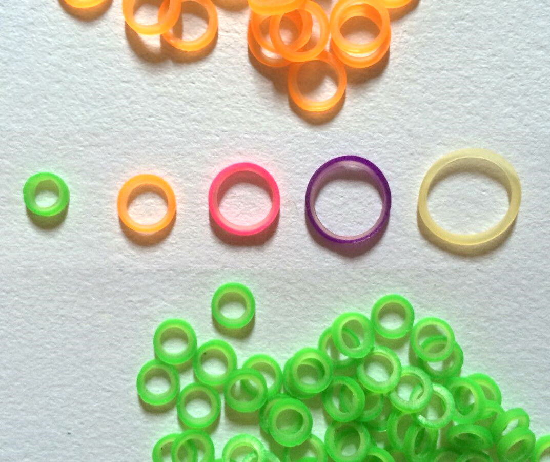 5000x Dental Orthodontic Rubber Bands Elastics Ligature Ties 2.5/3.5/4.5/6.5OZ