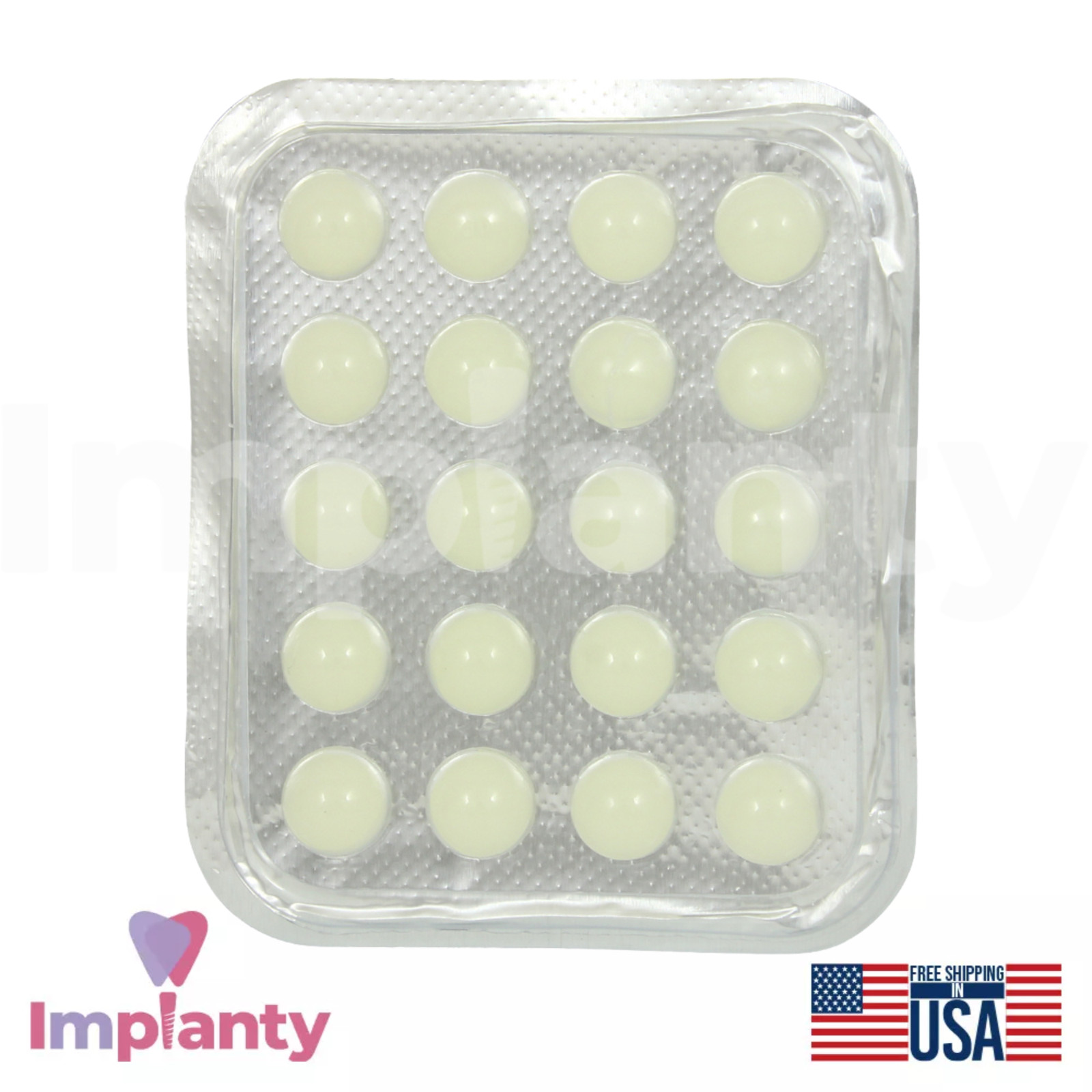 Morelli Dental Brackets Wax Clear Color Pleasant Mint Flavor Instant Relief