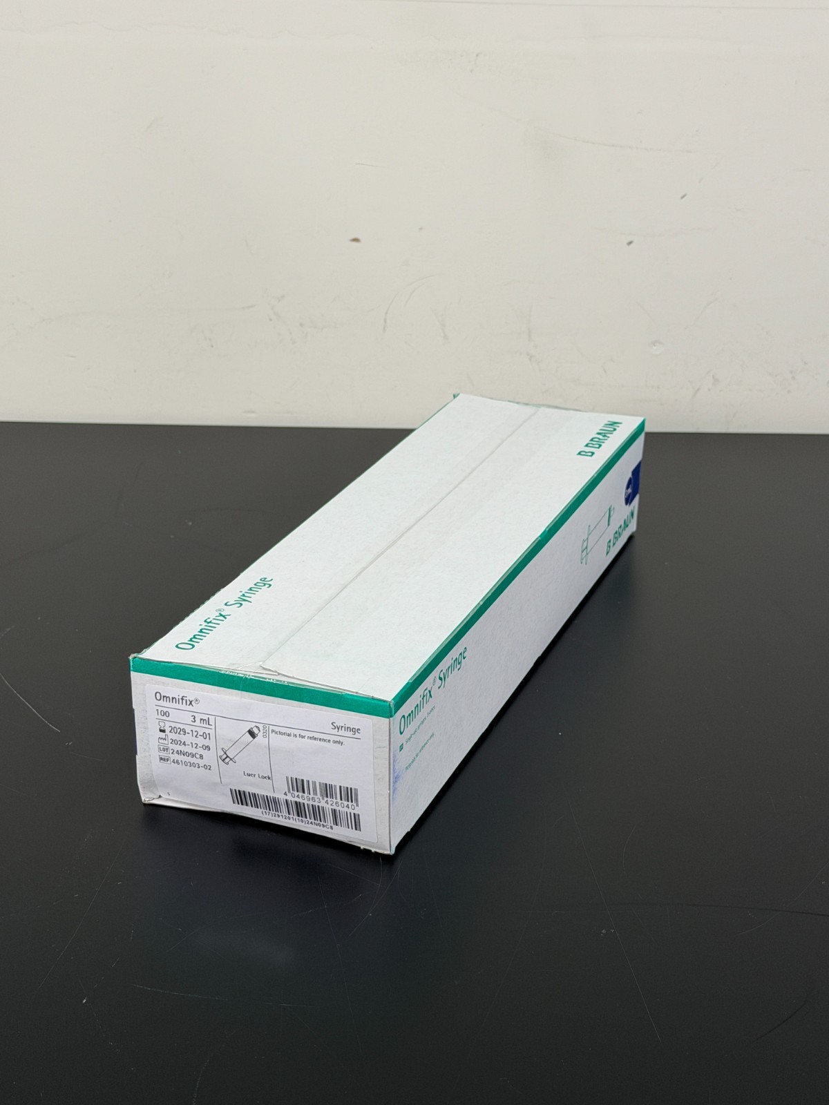 NEW B Braun OMNIFIX Syringe – Luer Lock Sterile Syringe, 3 mL Braun 100 units