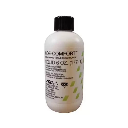 GC Coe-Soft – 6 oz. Liquid. Soft Denture Reline Material, Self-Cure