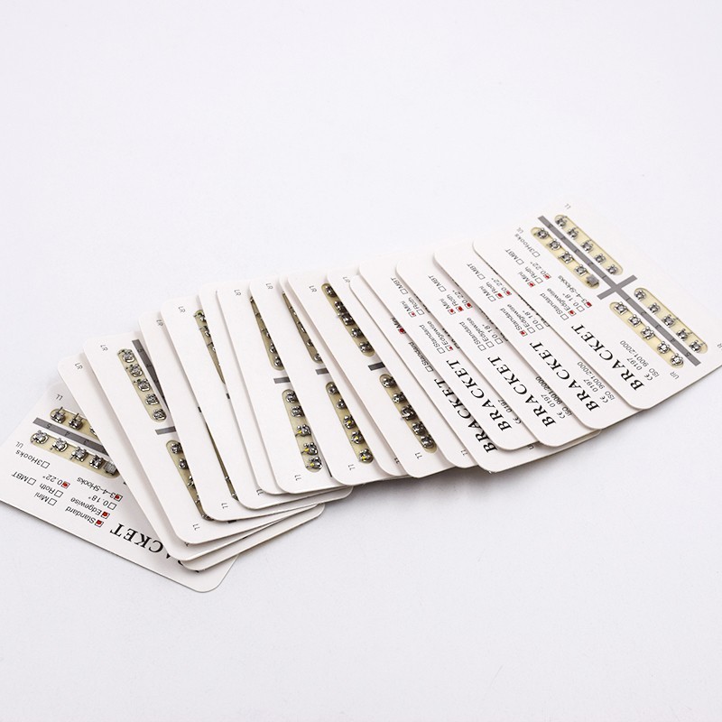 1-100Pack Dental Orthodontic Brackets Braces Roth/MBT/Edgewise 25 Size to Choice